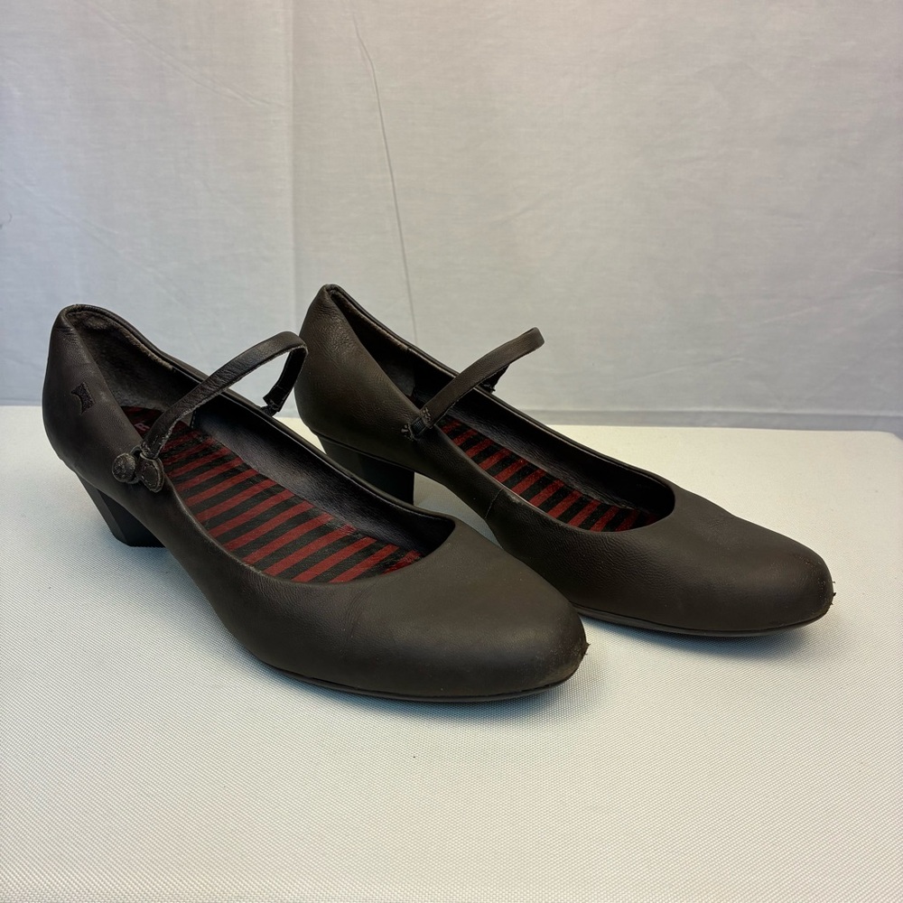 Camper Helena Leather Mary Jane Heels Size 41